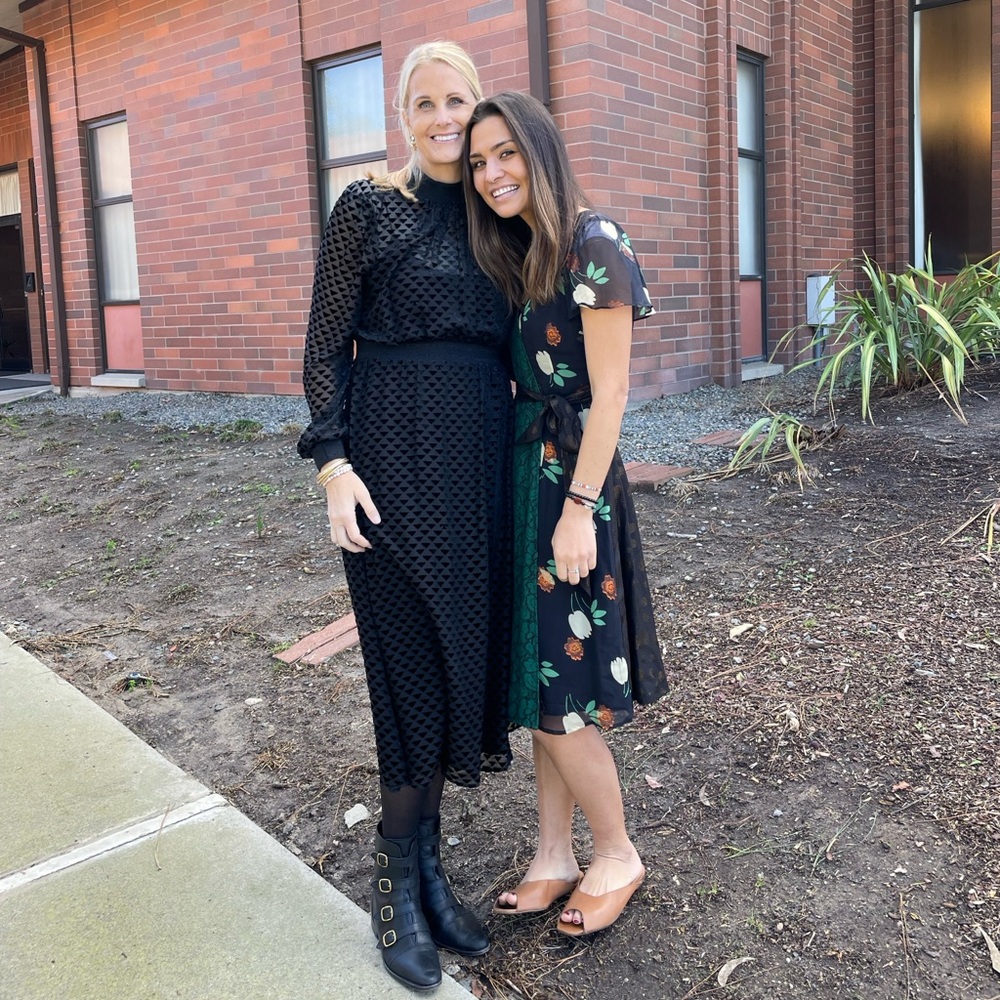 Anthropologie Black Floral Flutter Sleeve Dress